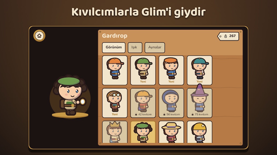 Kıvılcımlarla Glim’i giydir: gardırop