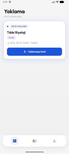 Aktif yoklamalar: tek dokunuşla yoklamaya katıl